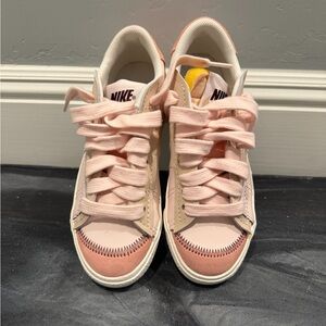 Nike Blush and Cream Casual Sneakers